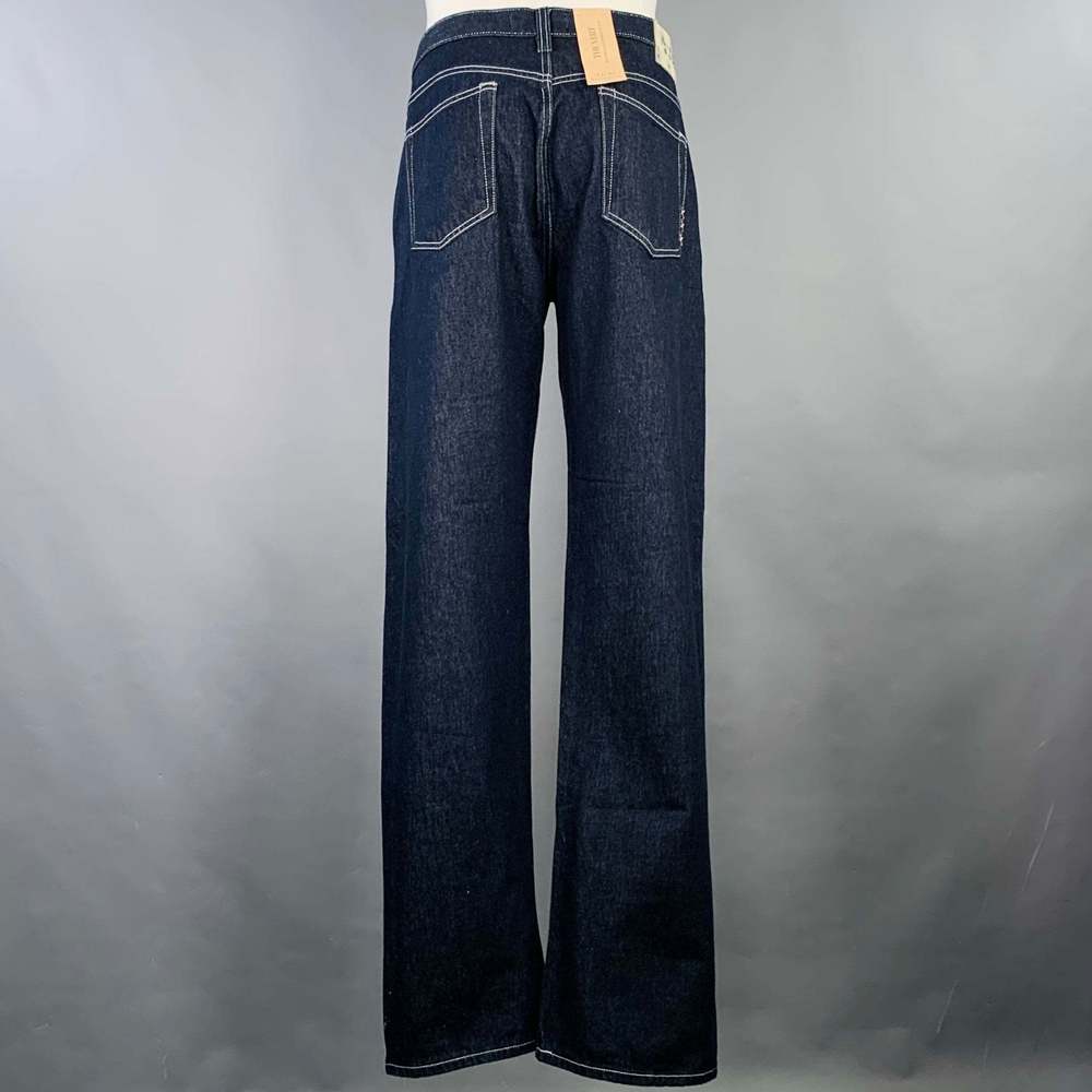 SCOTCH AND SODA The Vert Blue Indigo Contrast Stitch Organic Cotton Jeans - Picture 2 of 10